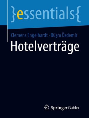 cover image of Hotelverträge